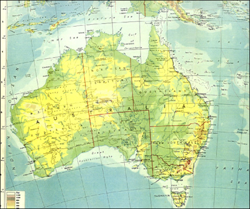 Map of Australia