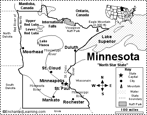 Map of Minnesota